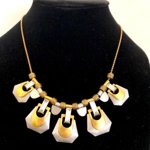 J. Crew Art Deco Statement Necklace